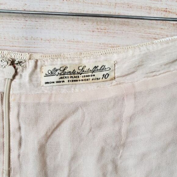 RARE! All Saints Spitalfields Aztec Sequin Mini Skirt - Picture 6 of 11